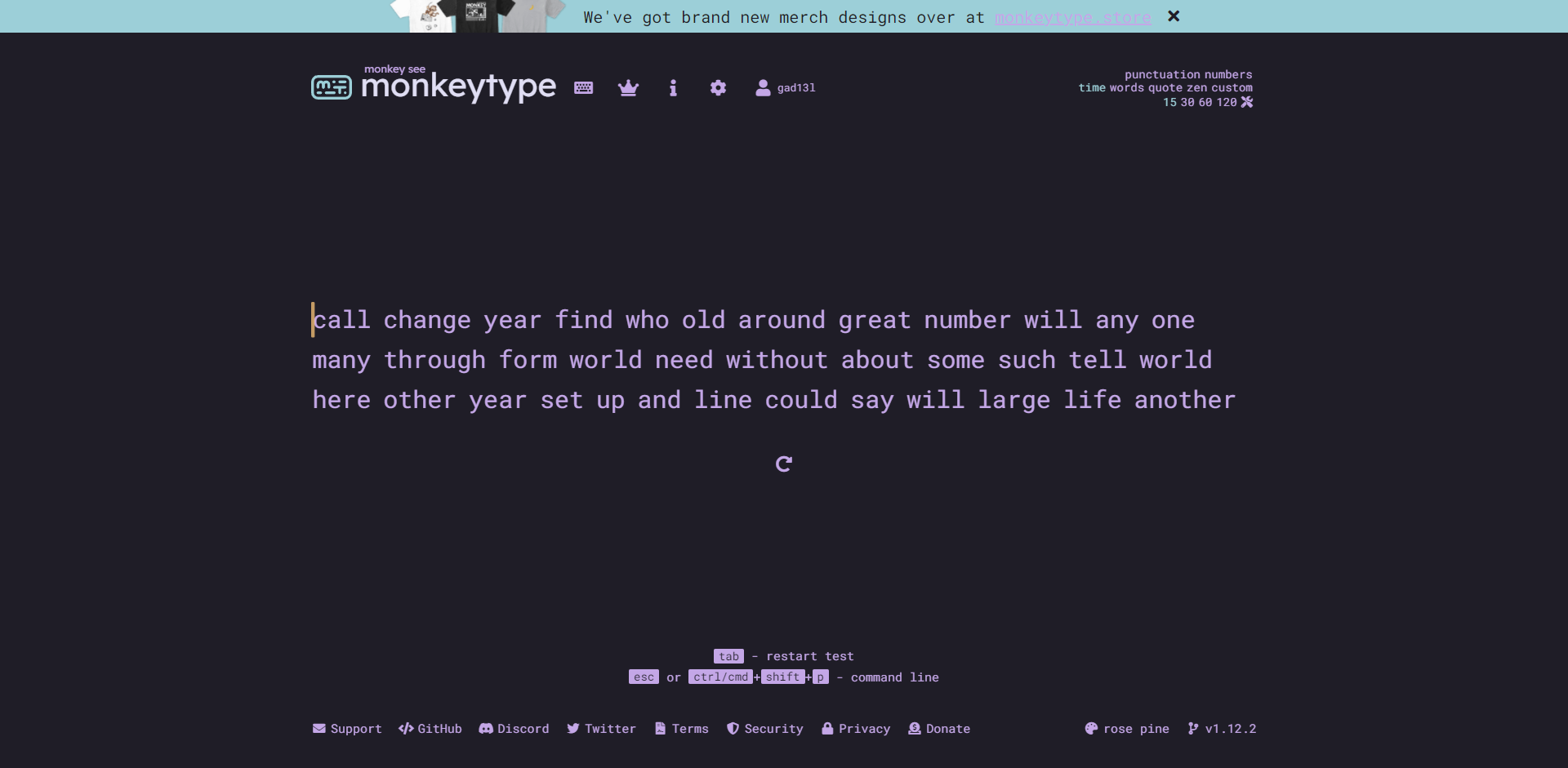 Monkeytype Website Hunt