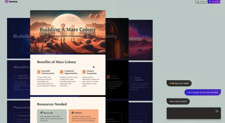 Gamma AI Website Hunt